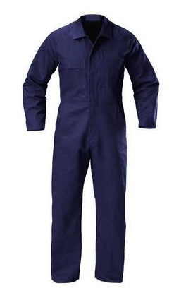 Overol Drill Azul Manga Larga Overol Drill Manga Larga