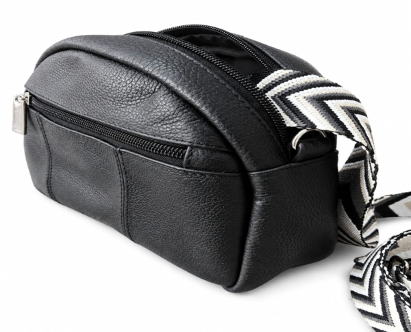 Bolso Crossbody  en Cuero Genuino Marina